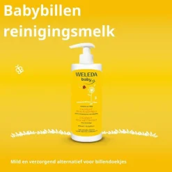 Weleda Calendula Liniment Babybillen Reinigingsmelk 400 ML