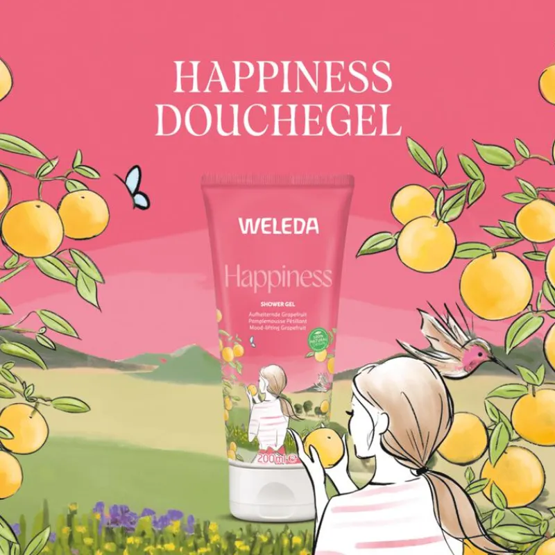 Weleda Happiness Grapefruit Douchegel 200 ml