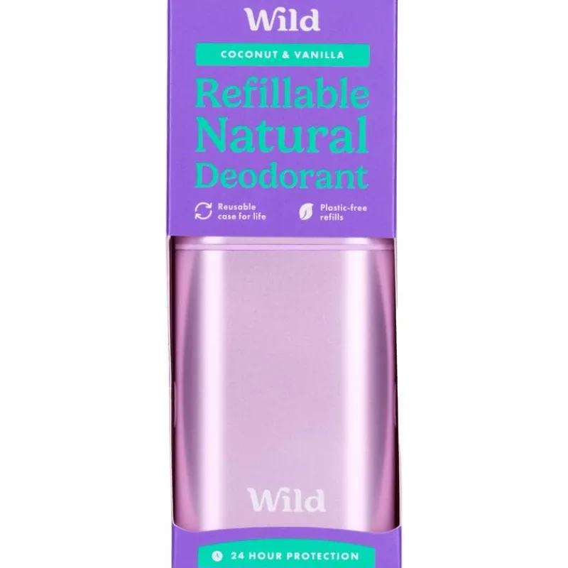 Wild Cosmetics Limited Wild Purple Case Coconut & Vanilla Starterpack Deodorant Stick 40 gram