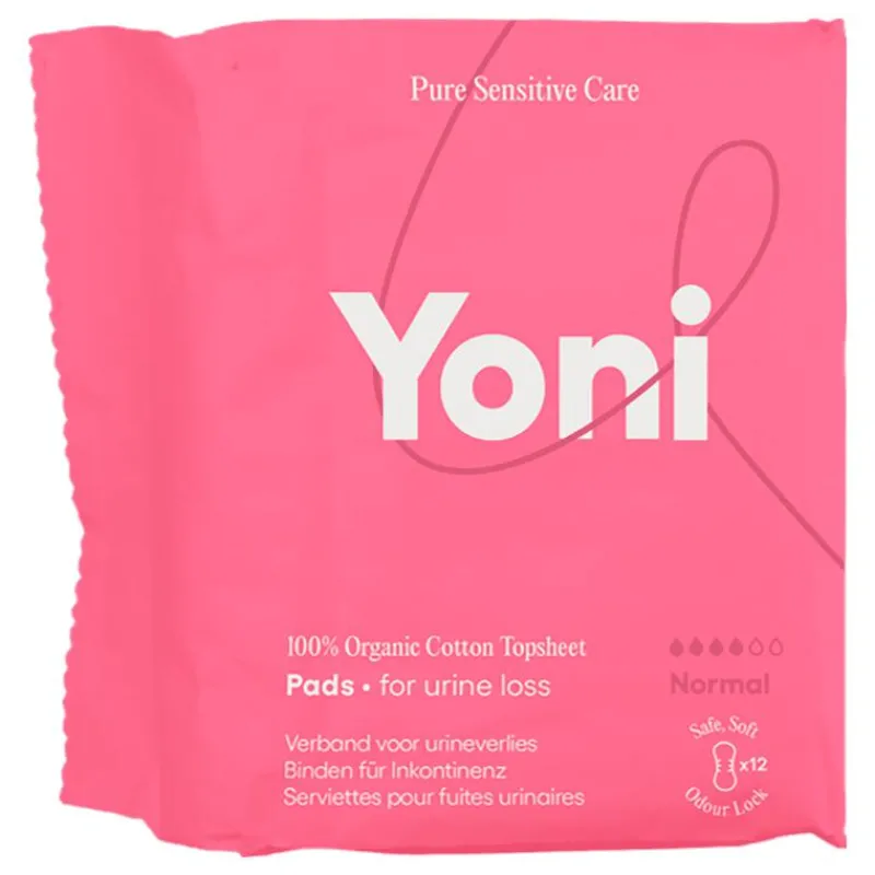 Yoni Verband Urineverlies Normal Bio Katoenen Toplaag 12 stuks