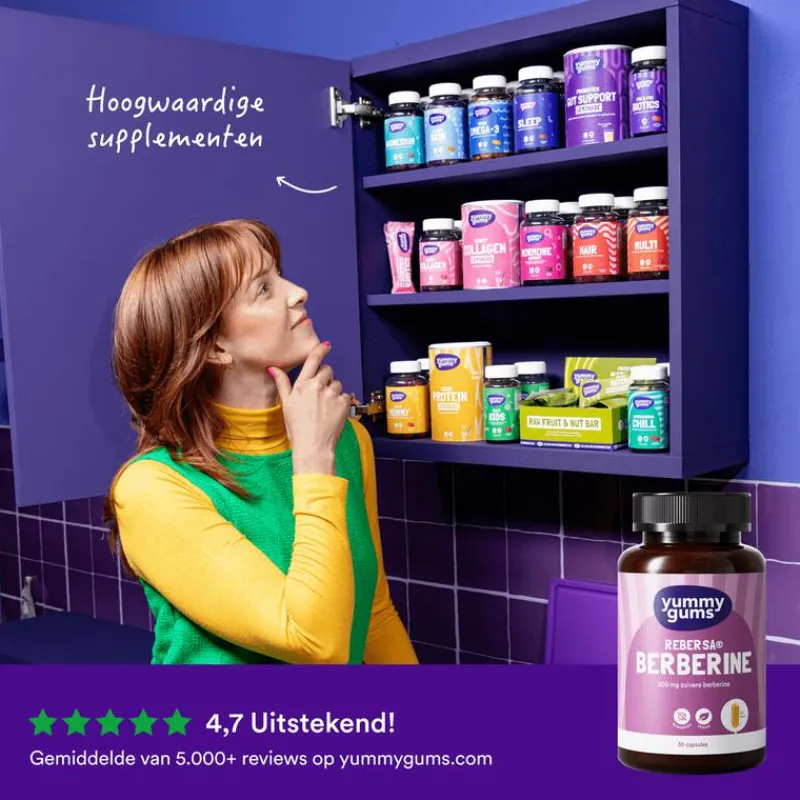 Yummygums Berberine Capsules 30 stuks