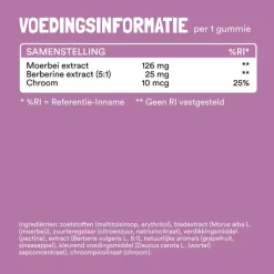 Yummygums Berberine Suikervrije Gummies 30 stuks