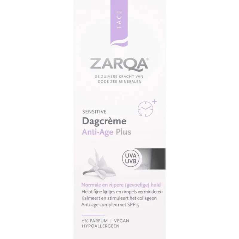 Zarqa Anti-Age Plus SPF15 Sensitive Dagcrème 50 ML