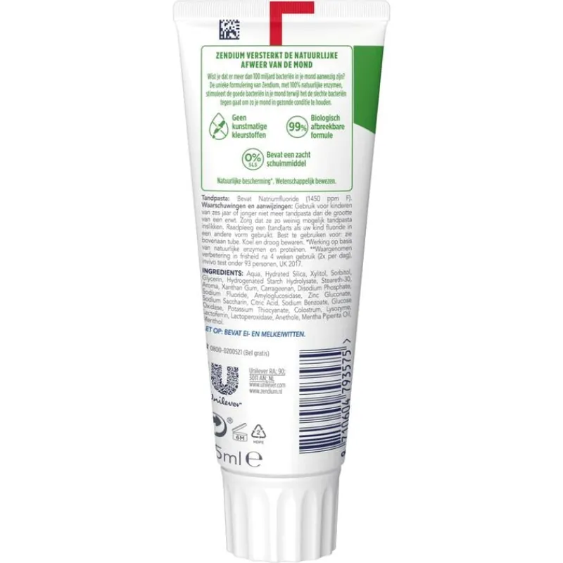 Zendium Tandpasta Extra Fresh 75 ML