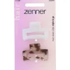 Zenner Haarklem Gebroken Wit/Bruin 2X