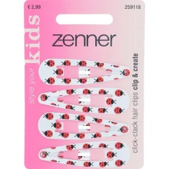 Zenner Klik-klak haarspeld kids 4x