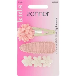Zenner Klik-klak haarspeld kids 3x
