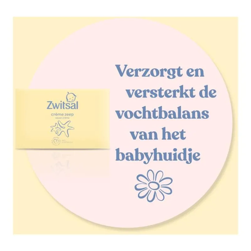 Zwitsal Crème Zeep 4-pack 360 GR