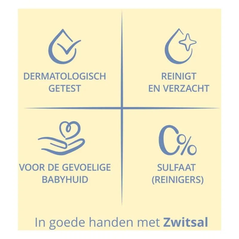 Zwitsal Crème Zeep 4-pack 360 GR