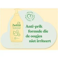 Zwitsal Shampoo Anti-Klit Baby Met Pompje 400 ML